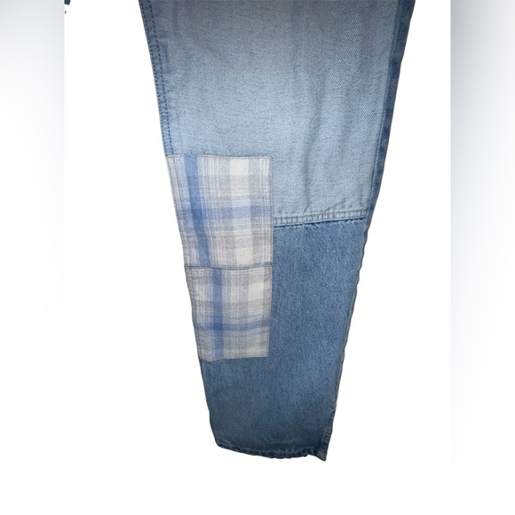 Free People Steinbeck Patched Straight-Leg Jeans size 27 - Picture 9 of 11